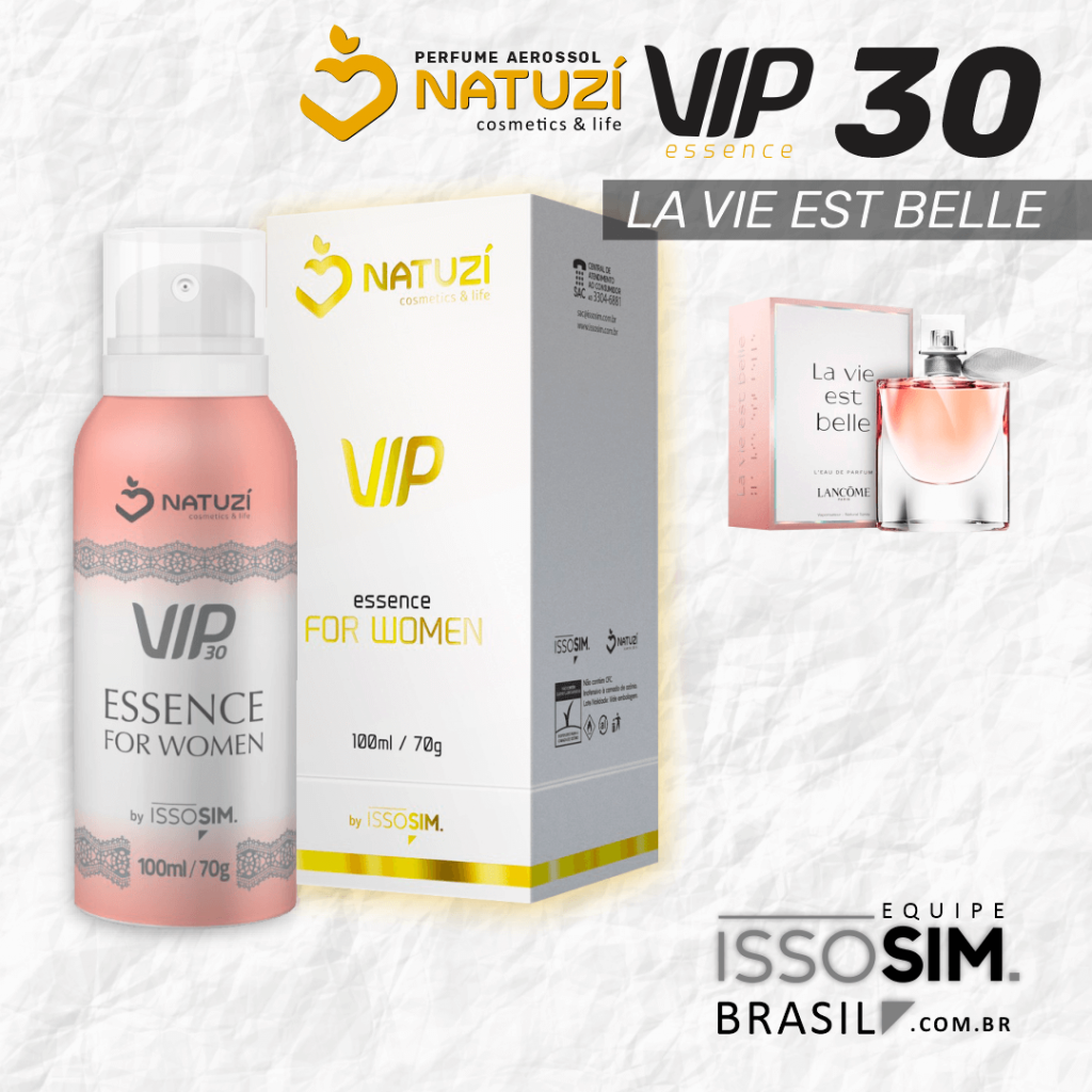 Perfume Natuzí Vip 30 - La Vie Est Belle