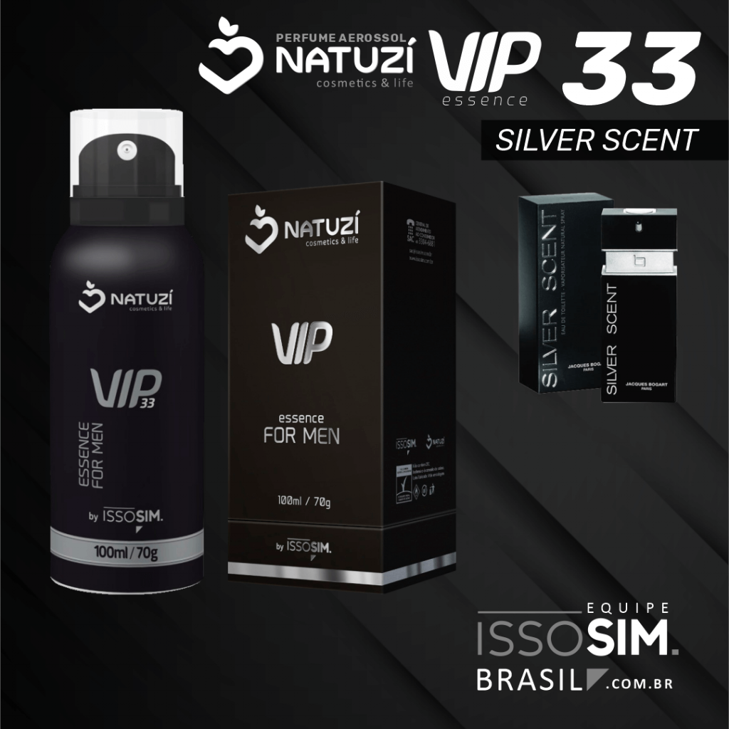 Perfume Natuzí Vip 33 - Silver Scent
